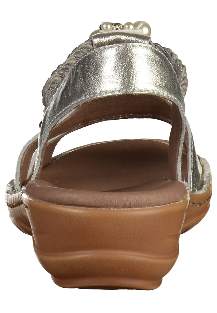 ara Sandalen Glattleder Silber - surf4shoes