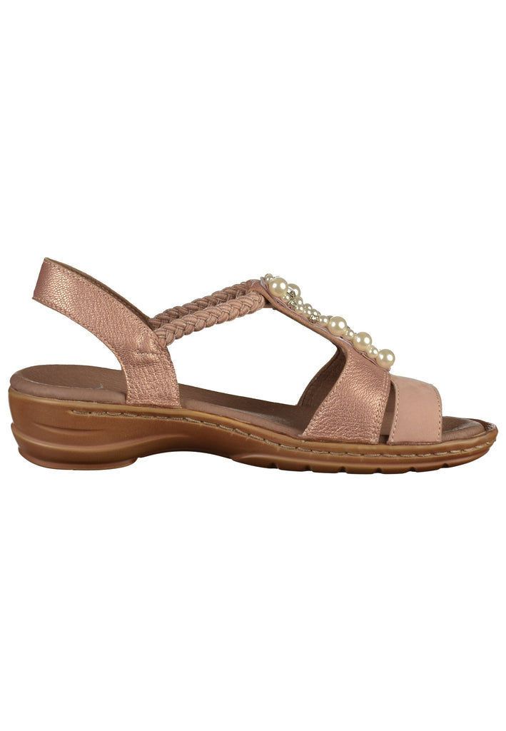 ara Sandalen Glattleder Puder - surf4shoes