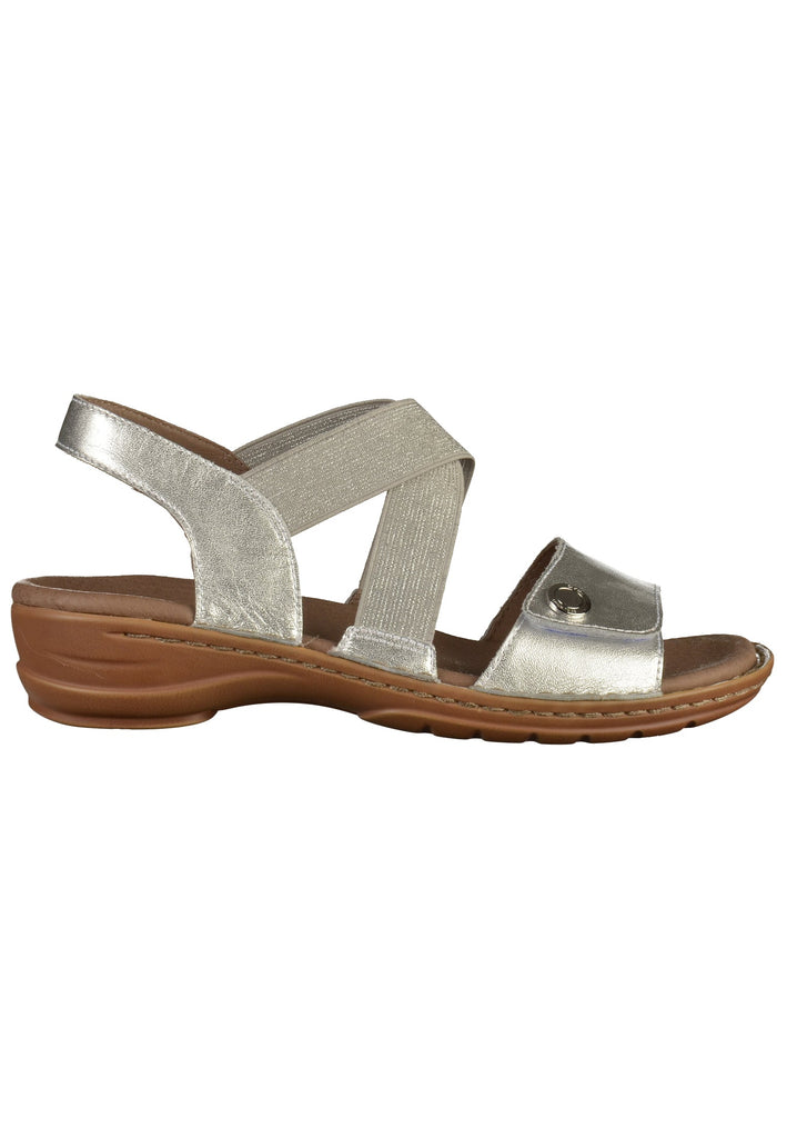 ara Sandalen Glattleder Silber - surf4shoes