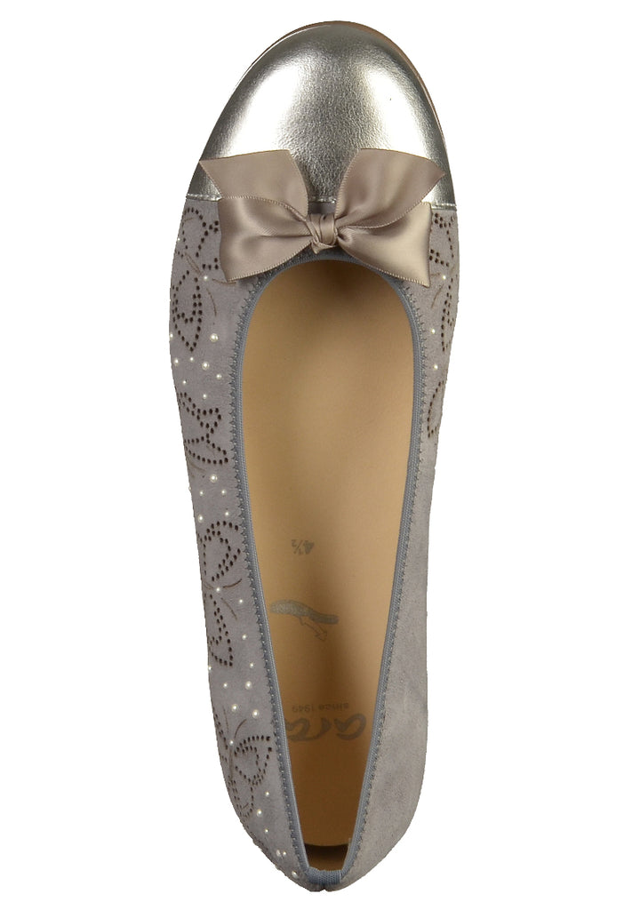 ara Ballerinas Leder Grau - surf4shoes