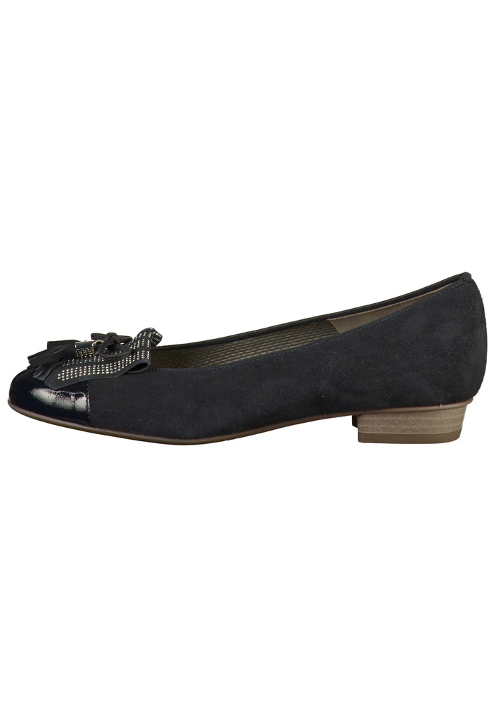 ara Ballerinas Veloursleder Blau - surf4shoes