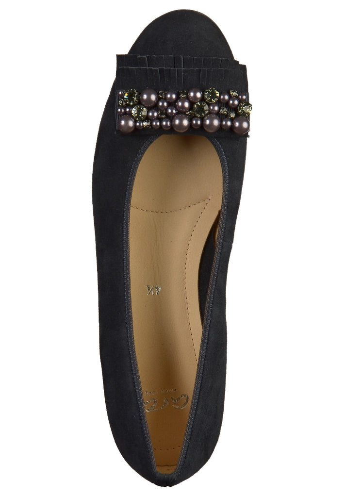 ara Ballerinas Leder Dunkelblau - surf4shoes