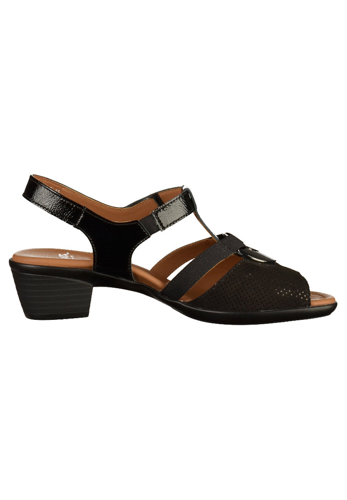 ara Sandalen Glattleder Schwarz - surf4shoes