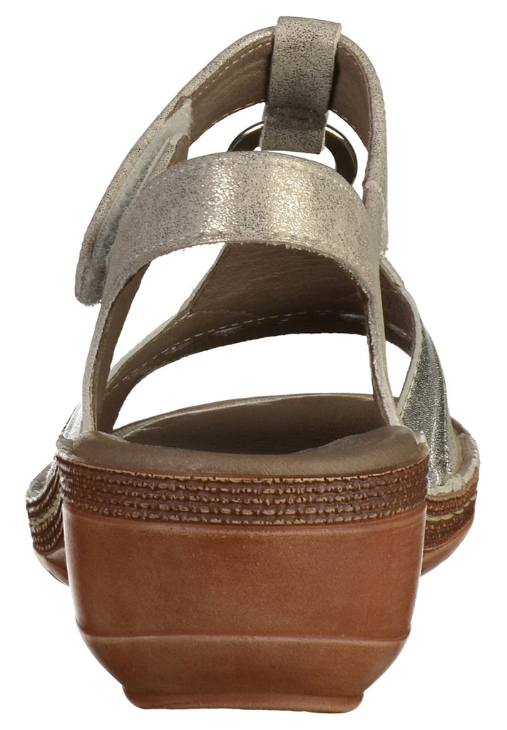 ara Sandalen Glattleder Silber - surf4shoes