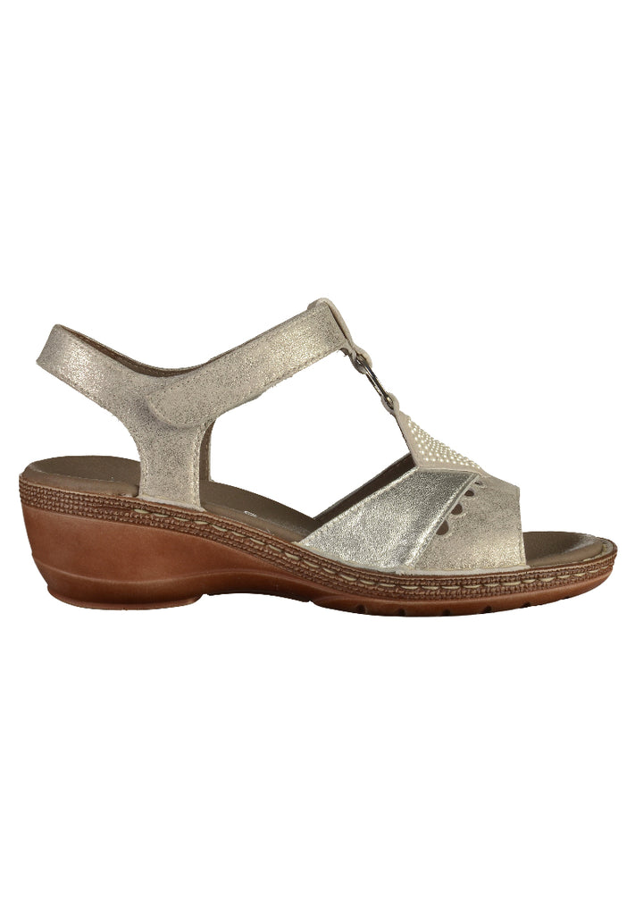 ara Sandalen Glattleder Silber - surf4shoes