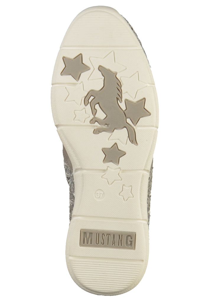 Mustang Sneaker Lederimitat/Textil Grau - surf4shoes