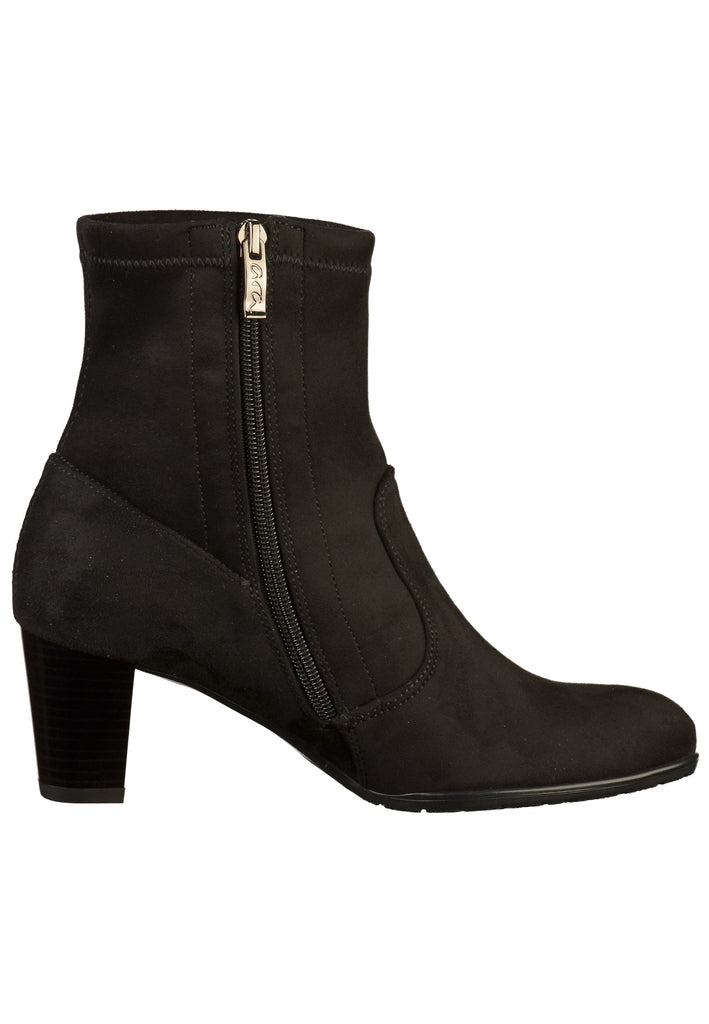 ara Stiefelette Lederimitat Schwarz - surf4shoes
