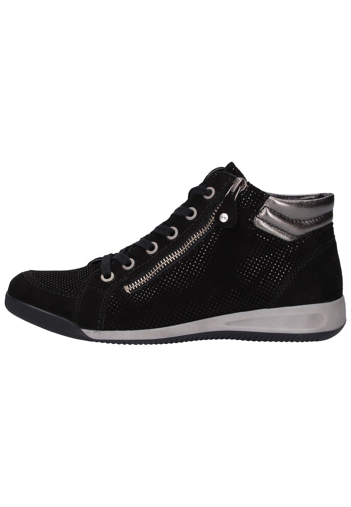 ara Sneaker Nubukleder Schwarz - surf4shoes