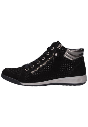 ara Sneaker Nubukleder Schwarz - surf4shoes