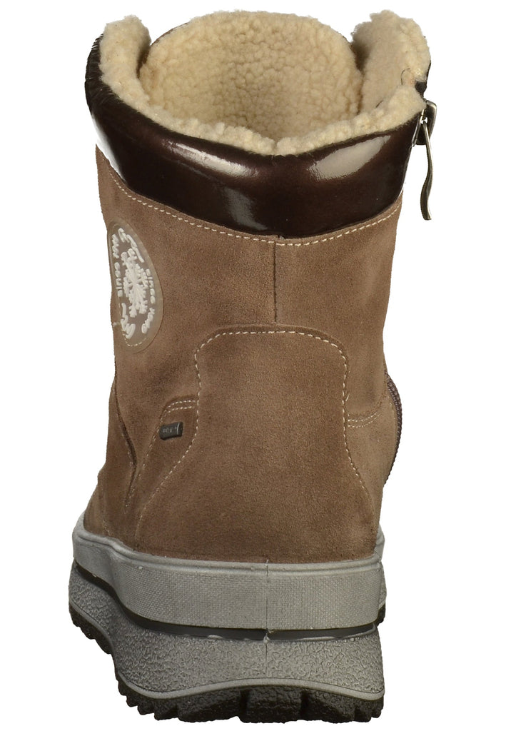 ara Stiefelette Veloursleder Braun - surf4shoes