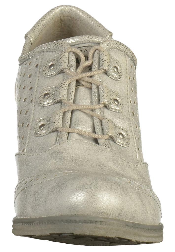 Mustang Pumps Lederimitat Silber - surf4shoes