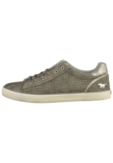 Mustang Sneaker Lederimitat Dunkelgrau - surf4shoes