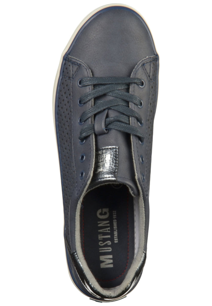 Mustang Sneaker Lederimitat Navy - surf4shoes