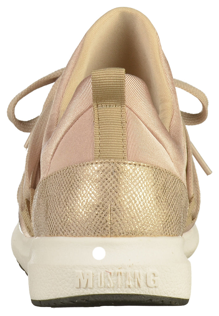 Mustang Sneaker Textil Beige - surf4shoes