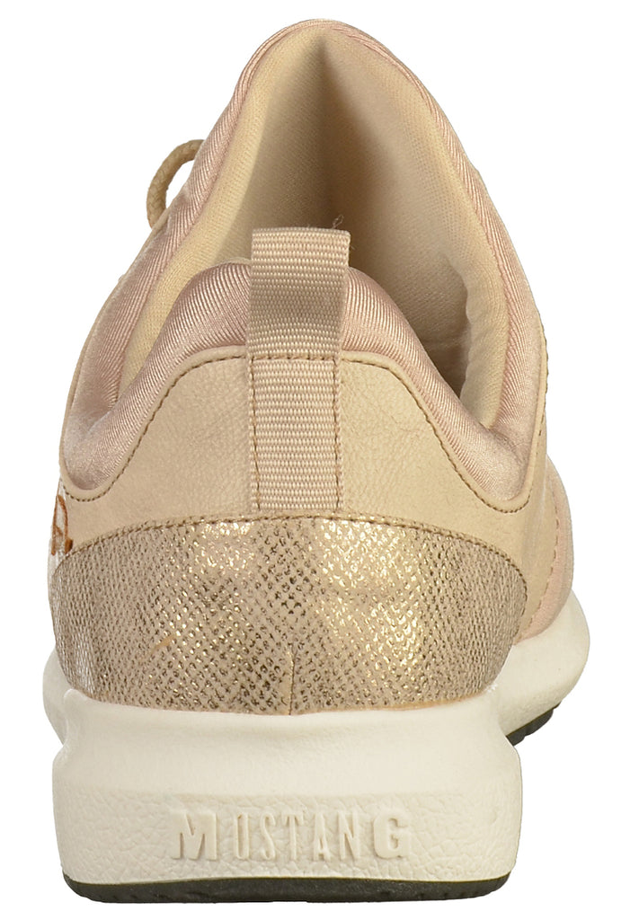 Mustang Sneaker Lederimitat/Textil Beige - surf4shoes