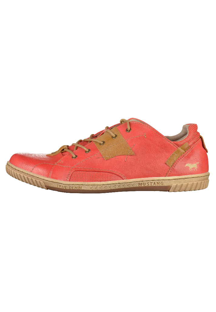 Mustang Sneaker Lederimitat Rot - surf4shoes