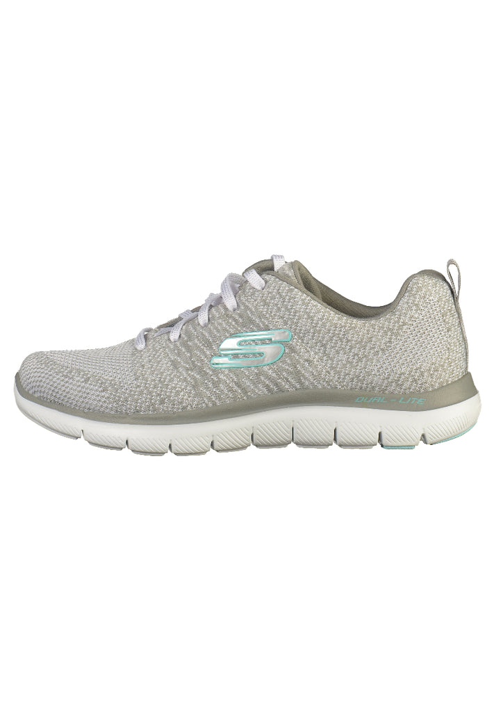 Skechers Sneaker Textil Hellgrau - surf4shoes