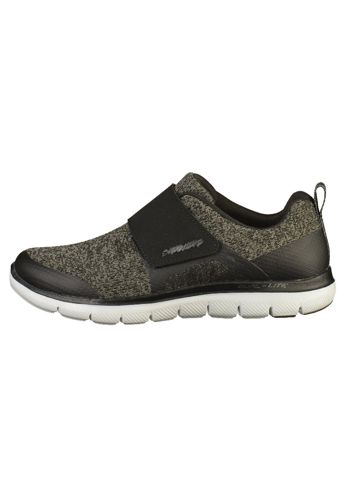 Skechers Sneaker Lederimitat/Textil Schwarz - surf4shoes