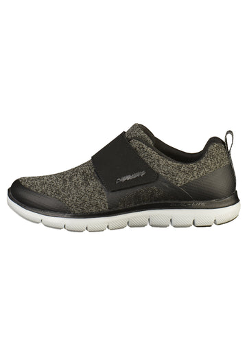 Skechers Sneaker Lederimitat/Textil Schwarz - surf4shoes
