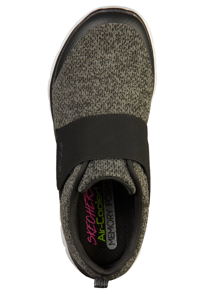 Skechers Sneaker Lederimitat/Textil Schwarz - surf4shoes