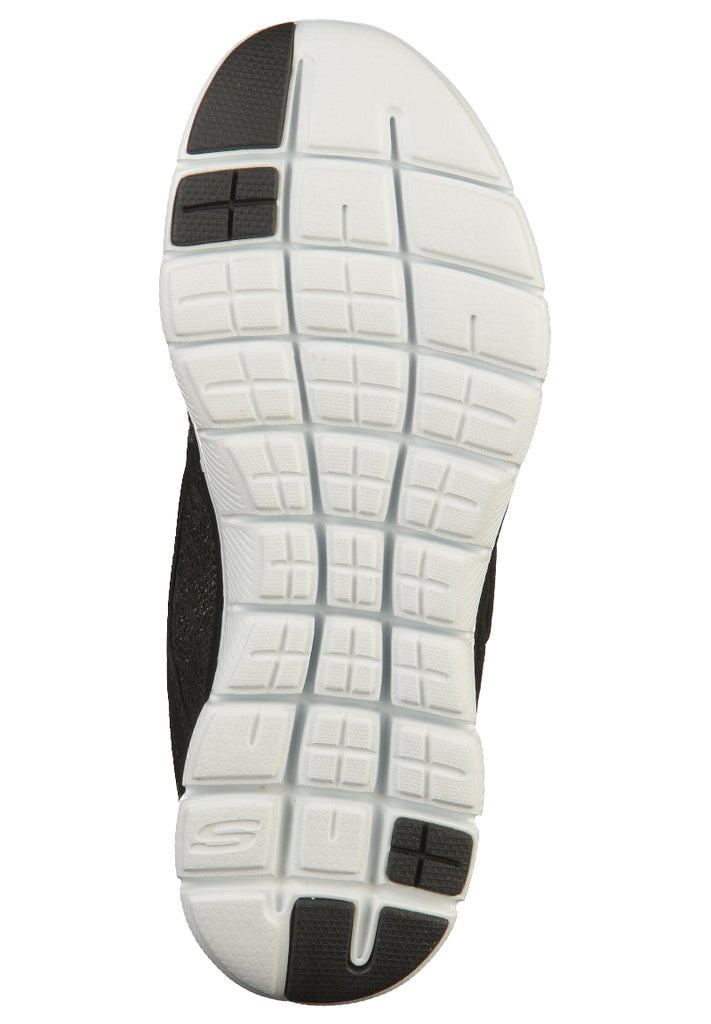 Skechers Sneaker Lederimitat/Textil Schwarz - surf4shoes