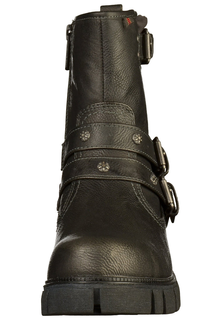 Mustang Stiefelette Lederimitat Graphit - surf4shoes