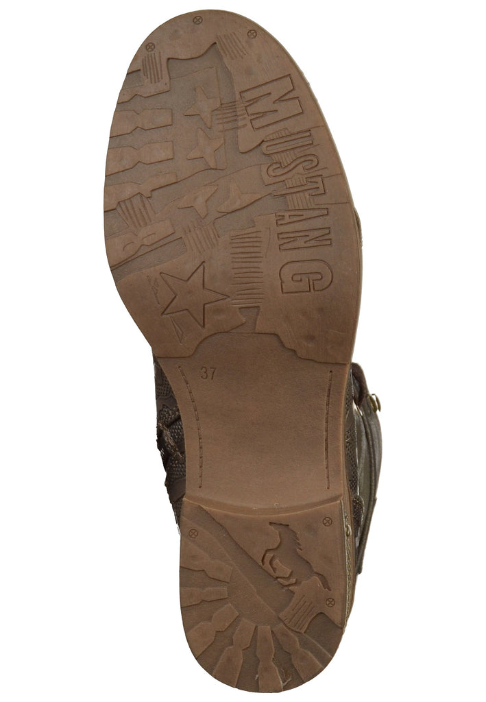 Mustang Stiefel Lederimitat Dunkelgrau - surf4shoes