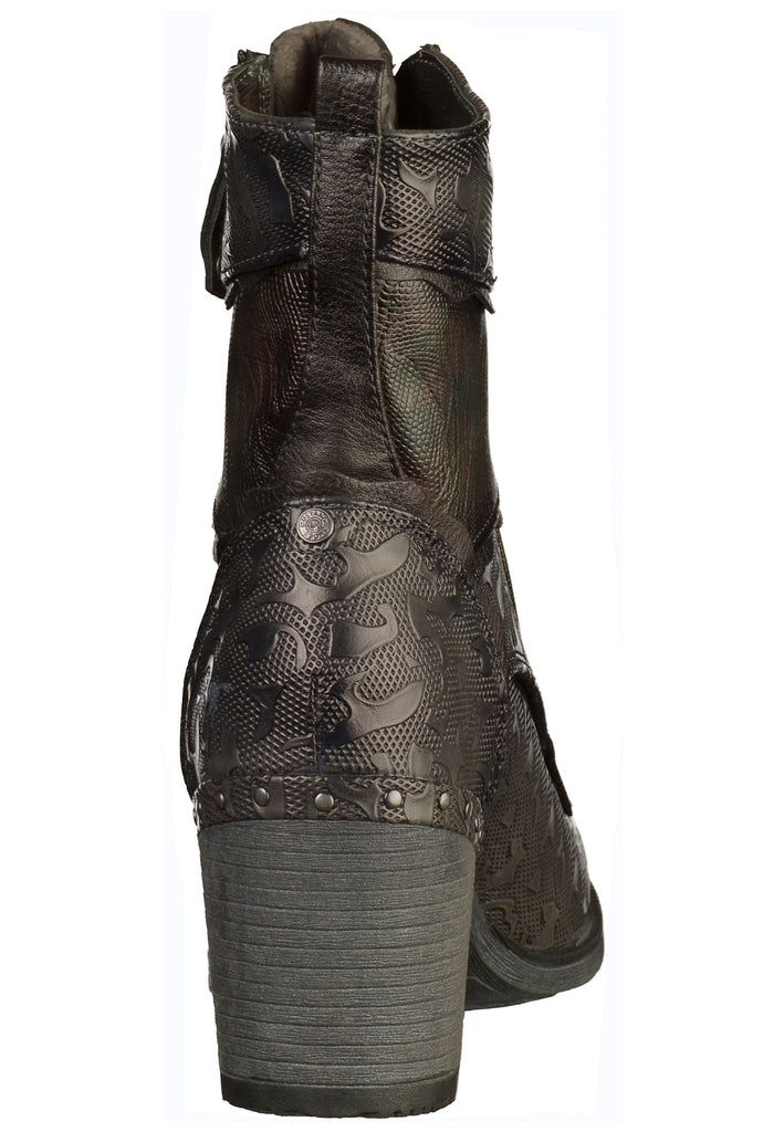 Mustang Stiefelette Lederimitat Navy - surf4shoes