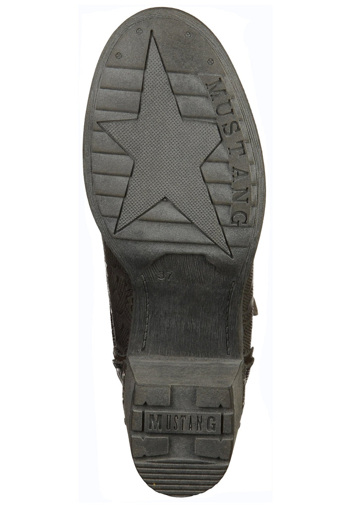 Mustang Stiefelette Lederimitat Navy - surf4shoes