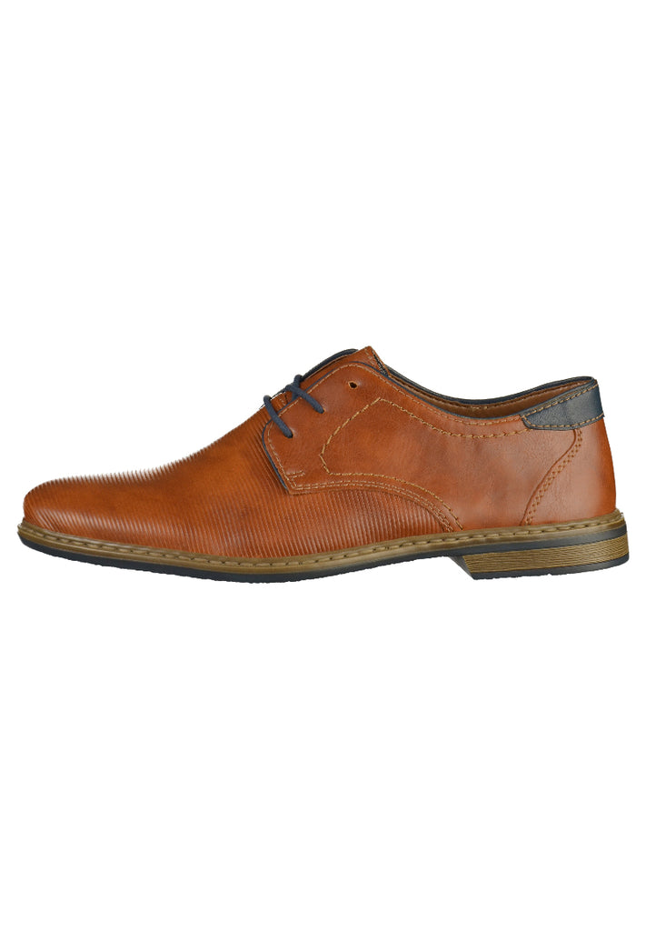 Rieker Businessschuhe Lederimitat Braun - surf4shoes