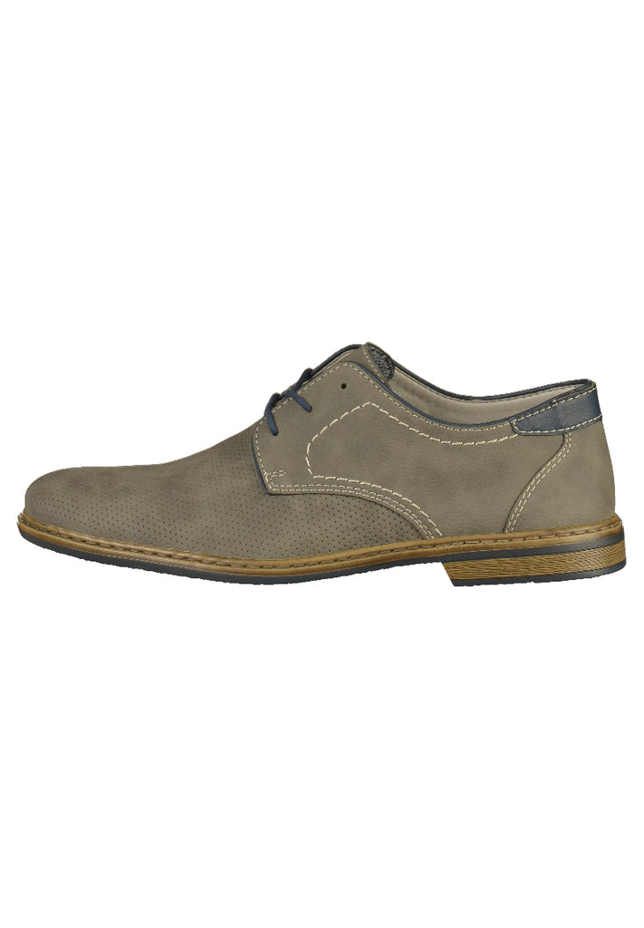 Rieker Halbschuhe Lederimitat Grau - surf4shoes