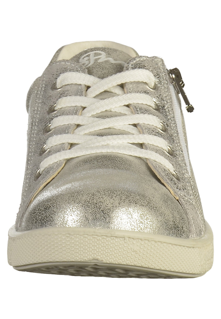 Primigi Sneaker Leder Silber - surf4shoes