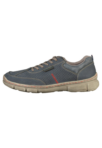 Rieker Halbschuhe Glattleder Blau - surf4shoes