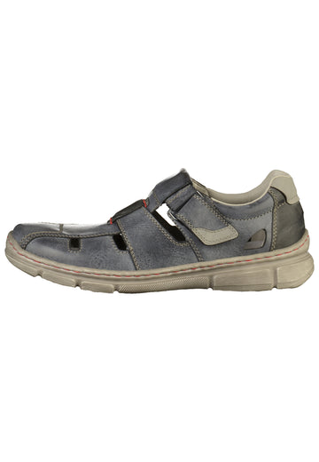 Rieker Halbschuhe Lederimitat Blau - surf4shoes