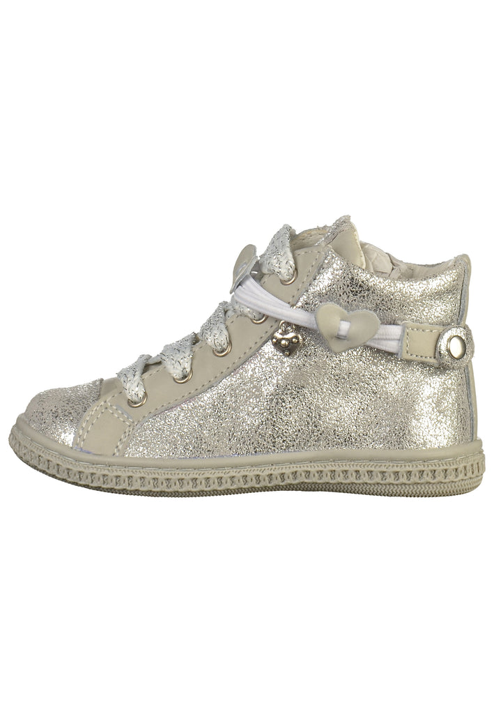 Primigi Sneaker Leder Silber - surf4shoes