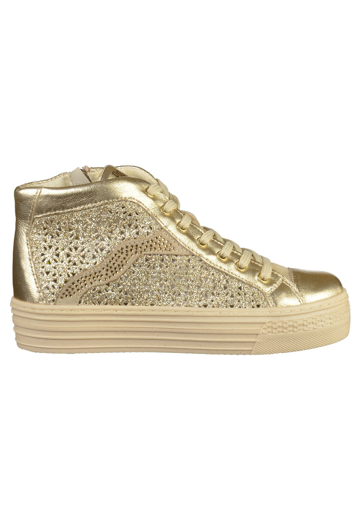 Primigi Sneaker Leder Gold - surf4shoes