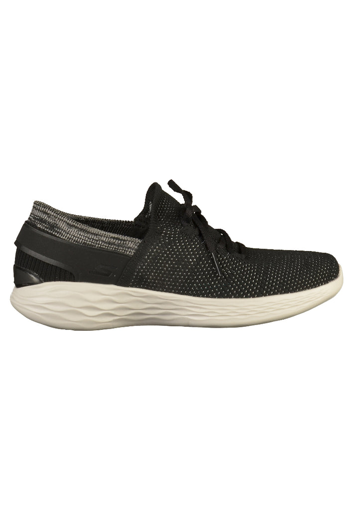 Skechers Sneaker Textil Schwarz/Weiß - surf4shoes