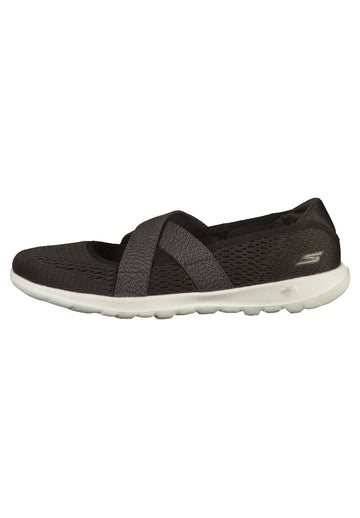 Skechers Slipper Mesh Schwarz - surf4shoes
