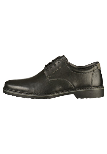 Rieker Halbschuhe Glattleder Schwarz - surf4shoes