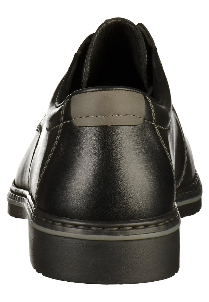 Rieker Halbschuhe Glattleder Schwarz - surf4shoes