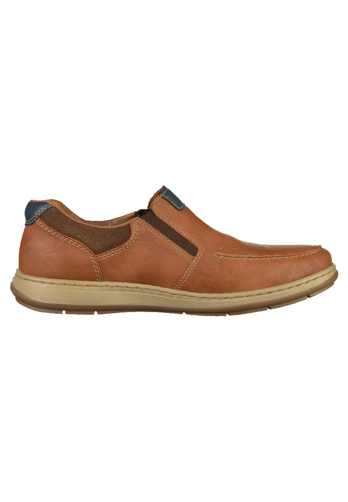 Rieker Slipper Lederimitat Braun - surf4shoes