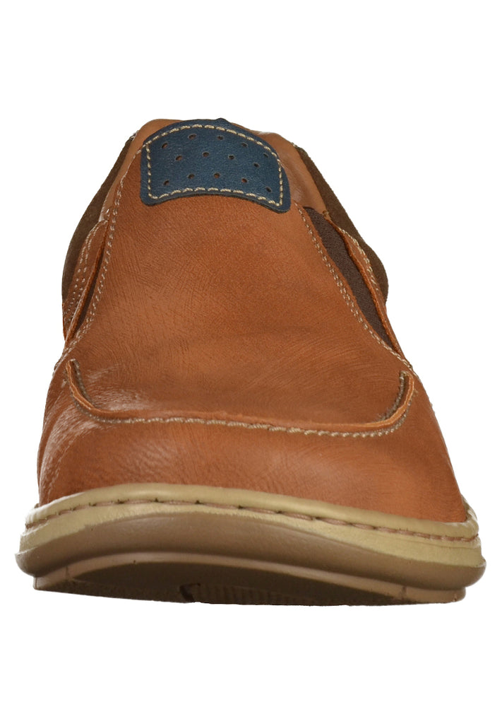 Rieker Slipper Lederimitat Braun - surf4shoes