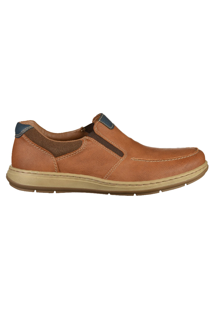 Rieker Slipper Lederimitat Braun - surf4shoes