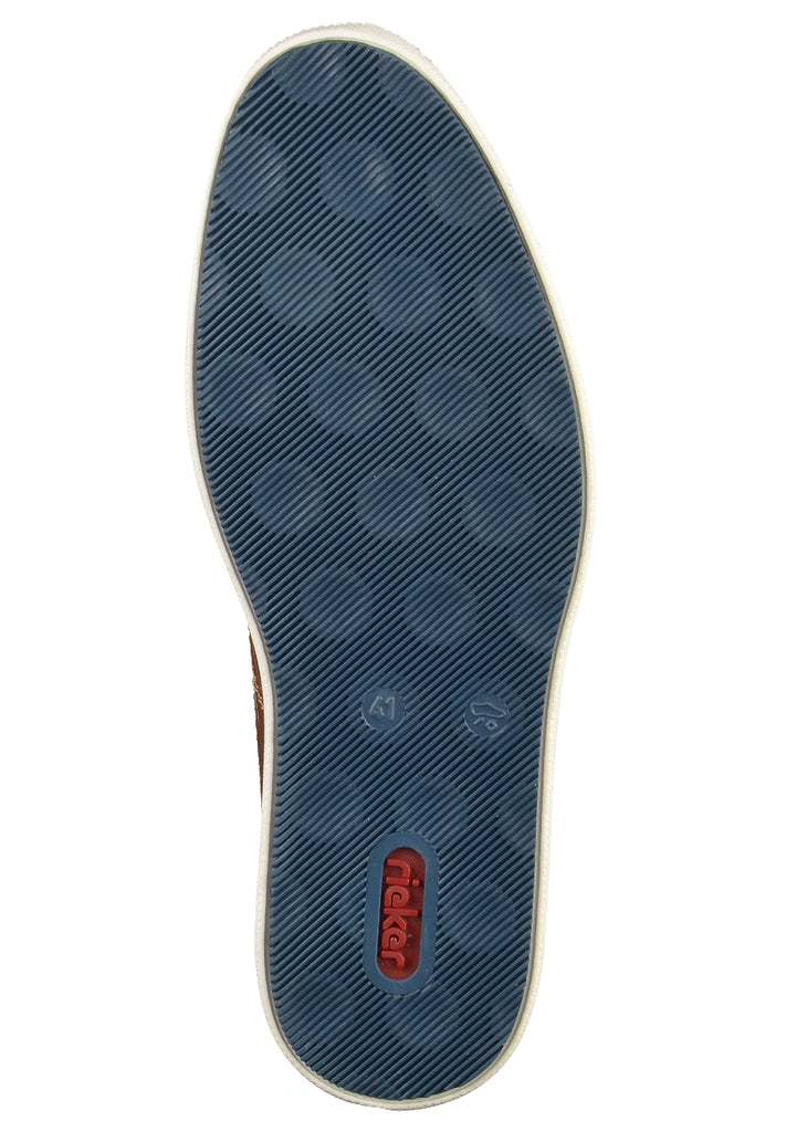 Rieker Halbschuhe Leder Braun - surf4shoes