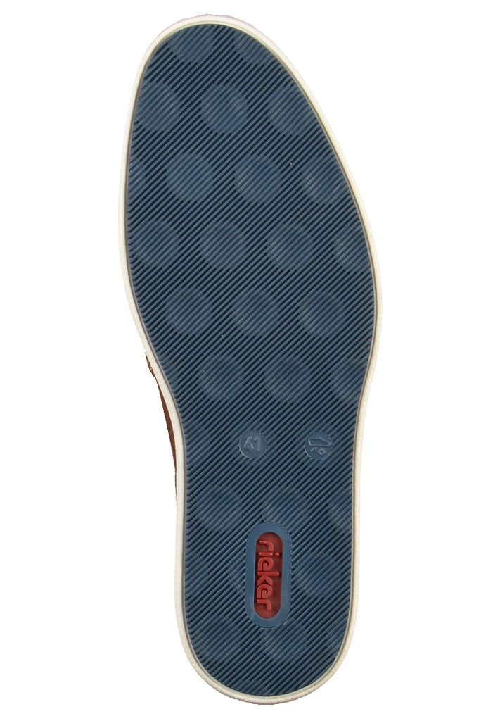 Rieker Slipper Leder Braun - surf4shoes