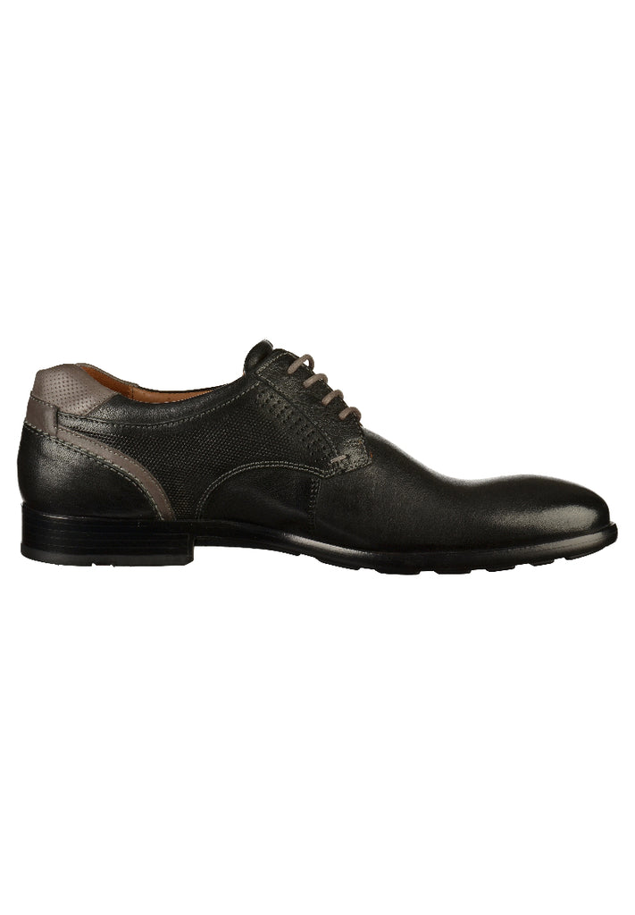 Lloyd Businessschuhe Glattleder Schwarz/Grau - surf4shoes