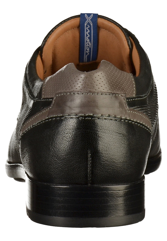 Lloyd Businessschuhe Glattleder Schwarz/Grau - surf4shoes