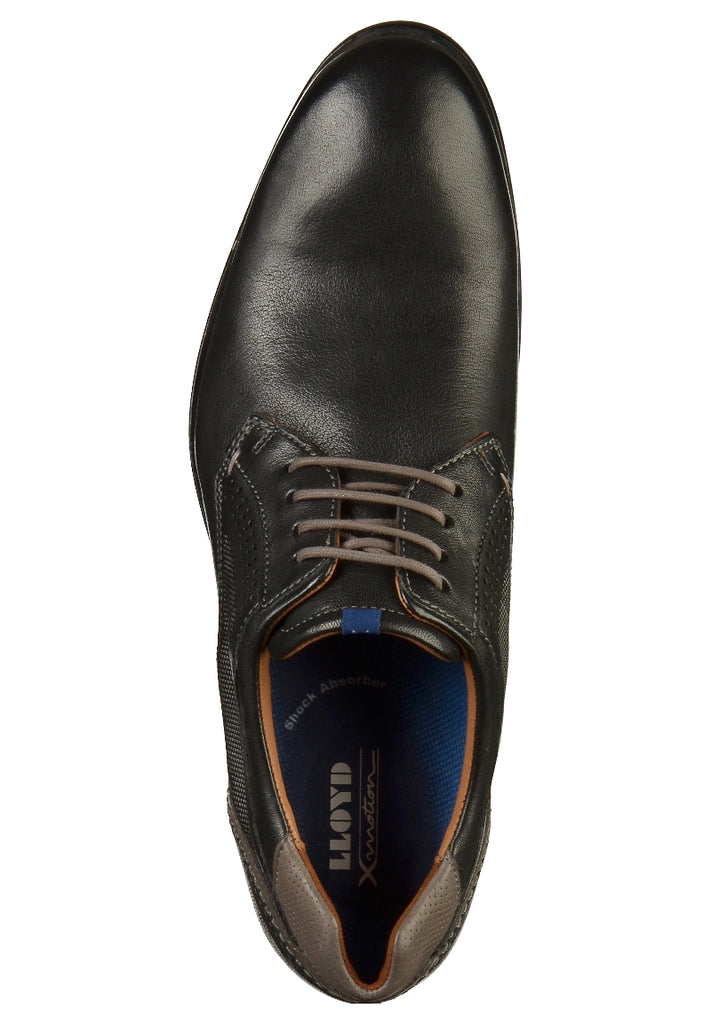 Lloyd Businessschuhe Glattleder Schwarz/Grau - surf4shoes