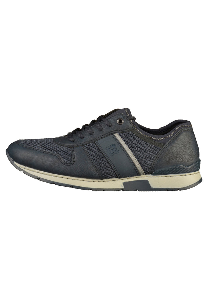 Rieker Sneaker Lederimitat/Textil Blau - surf4shoes