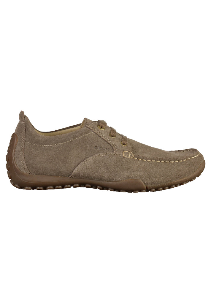 Geox Halbschuhe Veloursleder Taupe - surf4shoes